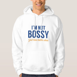 Veste À Capuche Je ne suis pas Bossy