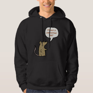 Veste À Capuche Je ne suis pas un rat de laboratoire