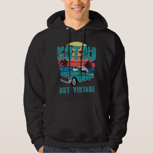 Veste À Capuche Je ne suis pas vieux im classique vespa scooter (B