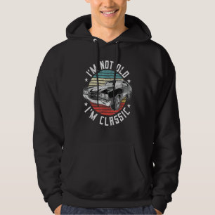 Veste À Capuche Je ne suis pas vieux, je suis classique rétro cool