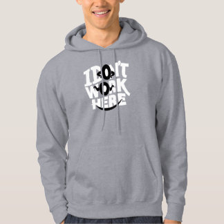 Veste À Capuche Je ne travaille pas ici