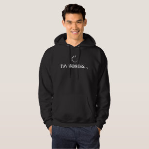 Veste À Capuche Je pense à l'Humour Sweatshirt