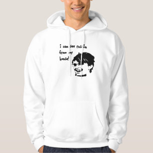 Veste À Capuche je peux voir la Russie de ma maison ! Sweatshirt