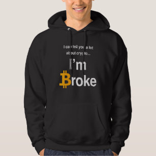 Veste À Capuche Je peux vous parler beaucoup de Crypto Je suis Bro
