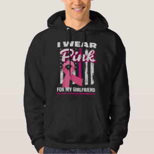Veste À Capuche Je Porte Du Rose Pour La Sensibilisation Au Cancer