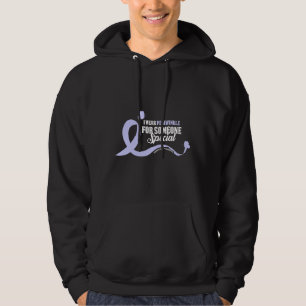 Veste À Capuche Je Porte Le Ruban De Sensibilisation Au Cancer De