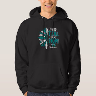 Veste À Capuche Je Porte Turquoise Pour Ma Maman Pcos Sensibilisat