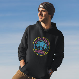 Veste À Capuche Je préfère jouer aux jeux rétro - Gamer