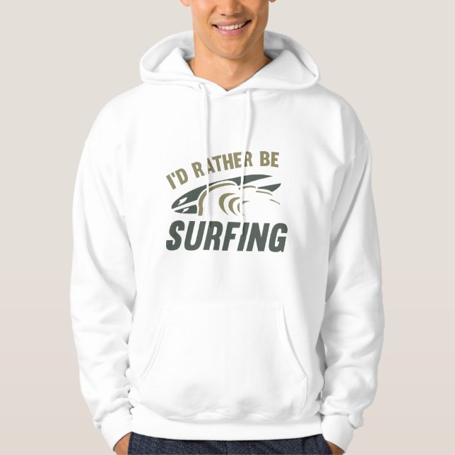 Veste À Capuche Je préfère surfer (Devant)