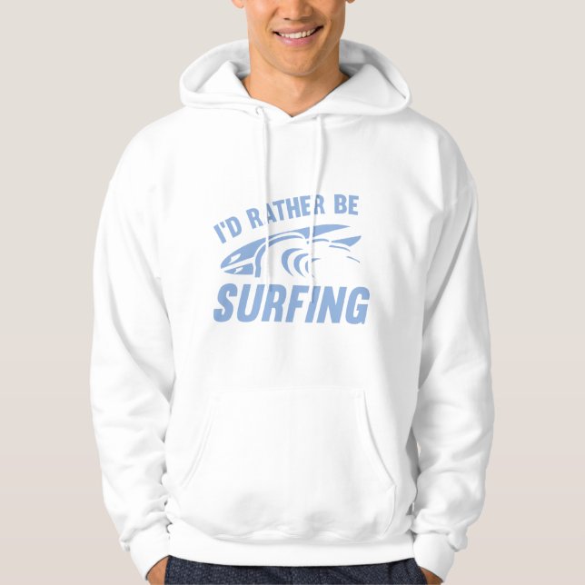 Veste À Capuche Je préfère surfer (Devant)