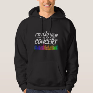 Veste À Capuche Je préférerais être à un concert - Amoureux drôle 
