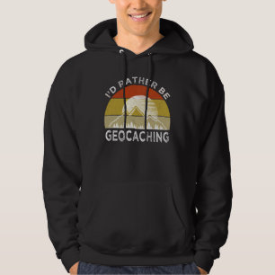 Veste À Capuche Je préférerais être géocaching