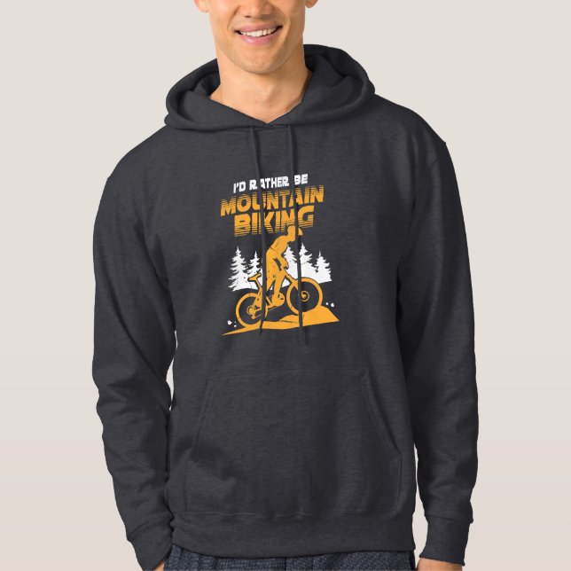 Veste À Capuche Je Préférerais Faire Du VTT (Devant)