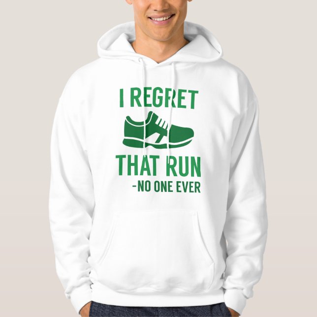 Veste À Capuche Je regrette cette course (Devant)