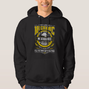 Veste À Capuche Je ressemble peut-être à un mécanicien
