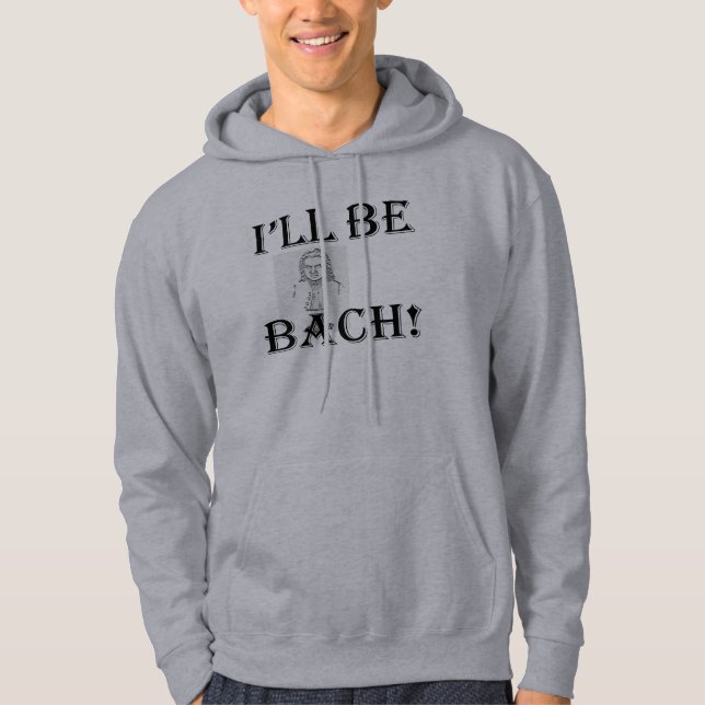 Veste À Capuche Je serai Bach ! (Devant)