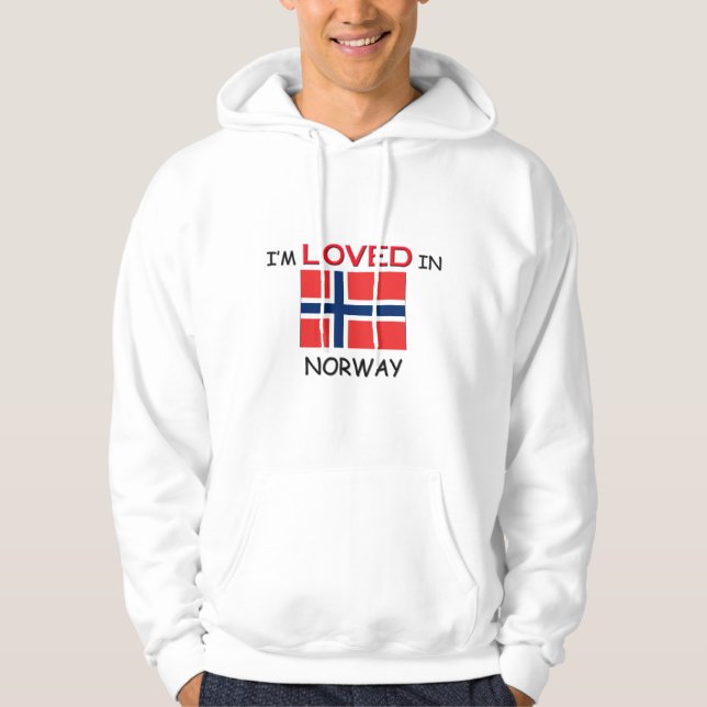 Veste À Capuche Je suis aimé en NORVÈGE (Devant)