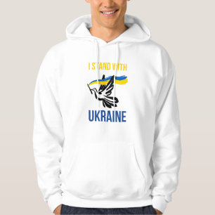 Veste À Capuche Je suis avec l'Ukraine – Conception de la colombe 
