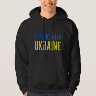 Veste À Capuche Je suis avec l'Ukraine soutien et prie pour l'Ukra