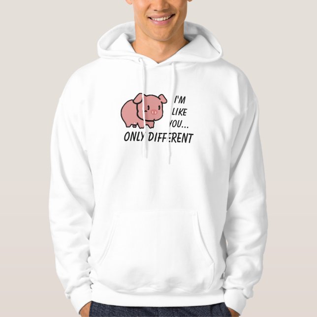 Veste À Capuche Je suis comme vous dessus à capuchon (Devant)