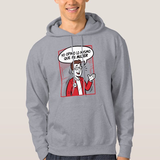 Veste À Capuche Je suis du même avis (Devant)