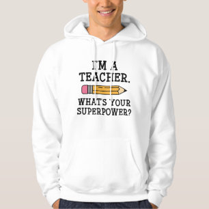 Veste À Capuche Je suis enseignant