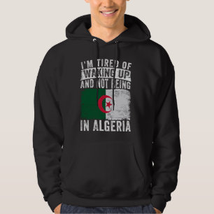 Veste À Capuche Je suis fatigué de me réveiller et de ne pas être
