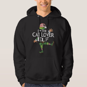 Veste À Capuche Je suis l'Amoureux des chats Elf drôle Famille de