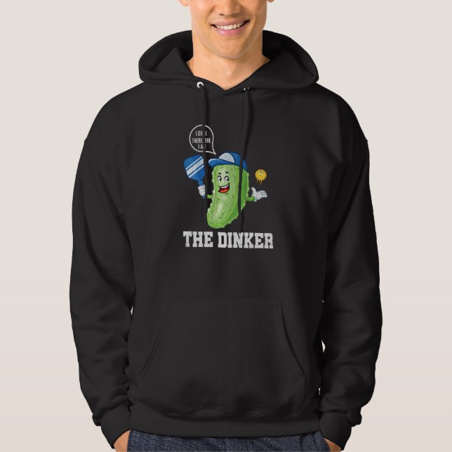 Veste À Capuche Je Suis Le Dinker Pickleball Player Paddle Graphic (Devant)