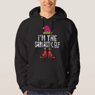 Veste À Capuche Je suis L'Elfe Sarcastique qui correspond au costu