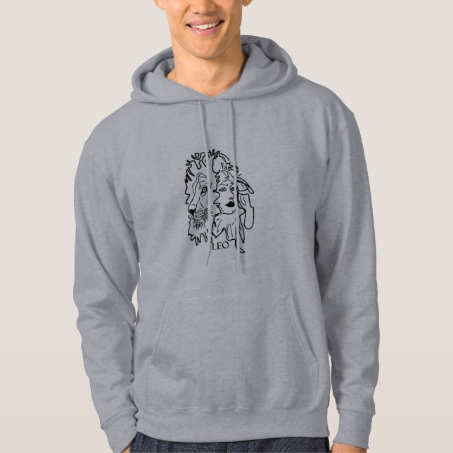 Veste À Capuche Je suis LEO (Devant)