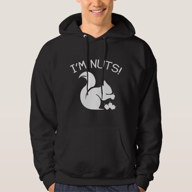 Veste À Capuche Je suis Nuts (Devant)