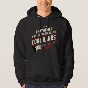 Veste À Capuche Je Suis Peut-Être Vieille Mais Je Dois Voir Toutes