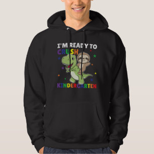 Veste À Capuche Je suis prêt à écraser la parodie de dinosaure de