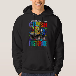 Veste À Capuche Je suis prêt à écraser les Dinos de Camion Monster