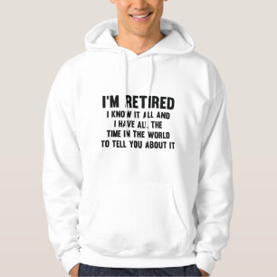 Veste À Capuche Je suis retraité