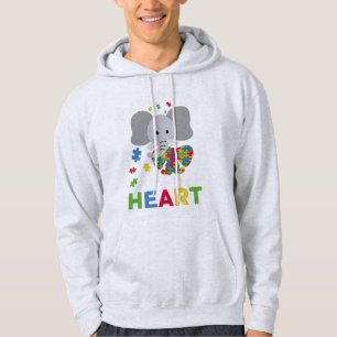Veste À Capuche Je suis sa voix Il est mon coeur Autisme Maman Aut