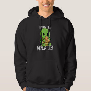 Veste À Capuche Je suis sur le Ninja Diet Turtle manger Geek de pi