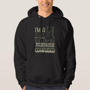 Veste À Capuche Je suis un Bestin pas une déesse Je vois pourquoi 