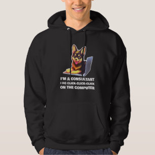 Veste À Capuche Je suis un consultant je clique clic clic sur le c