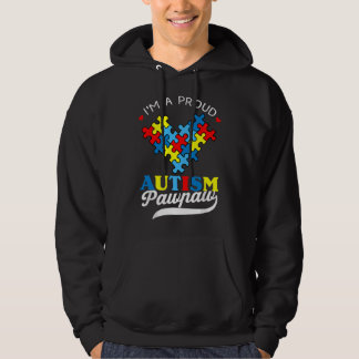 Veste À Capuche Je suis un fier Pawpaw Sensibilisation à l'autisme