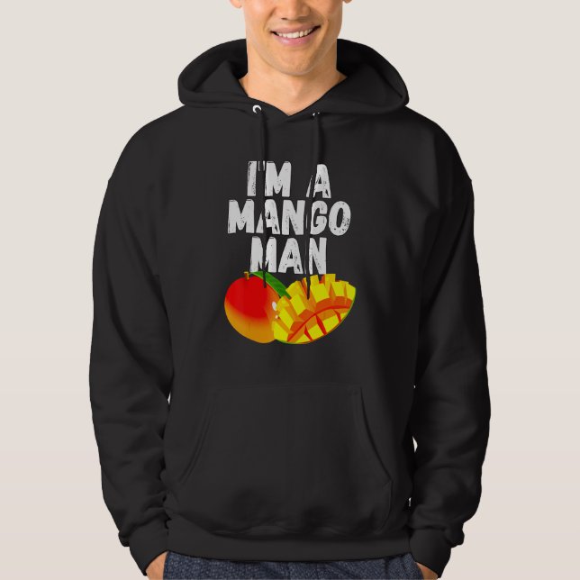 Veste À Capuche Je suis Un Mango Homme Juicy Mango (Devant)