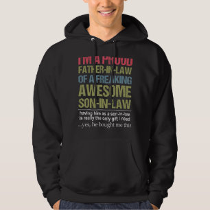 Veste À Capuche Je suis un père fier de la loi d'un super-fou