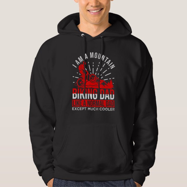 Veste À Capuche Je Suis Un Père VTT (Devant)