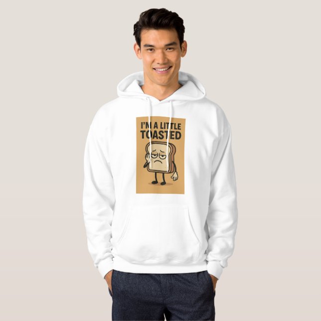 Veste À Capuche Je suis un peu grillé (Devant entier)