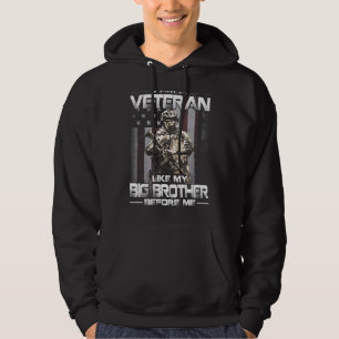 Veste À Capuche Je Suis Un Vétéran Comme Mon Grand Frère Avant Moi