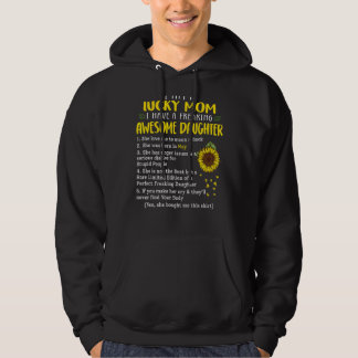 Veste À Capuche Je Suis Une Chanceuse Maman Avoir Frappé Fantastiq