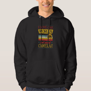 Veste À Capuche Je suis une femme et plusieurs appareils photo Pho