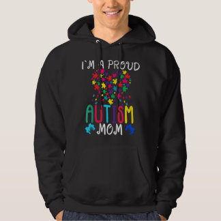 Veste À Capuche Je suis une maman fière de l'autisme Sensibilisati