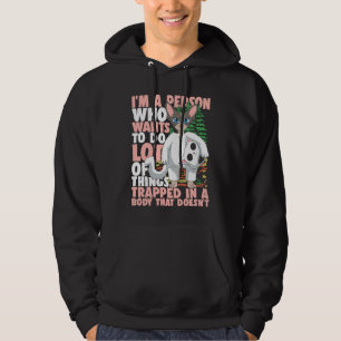 Veste À Capuche Je suis une personne qui veut faire beaucoup de ch